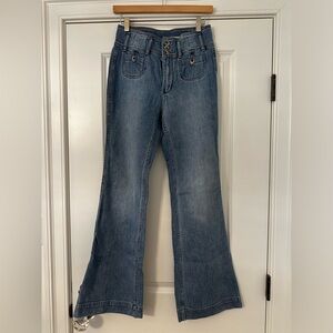 Pilcro high waist trouser. Size 28.